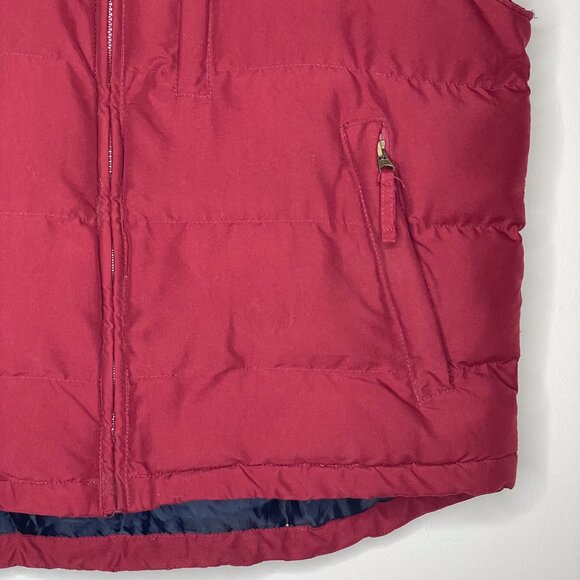 St John's Bay Men's Red Puffer Vest Large - Picture 3 of 6